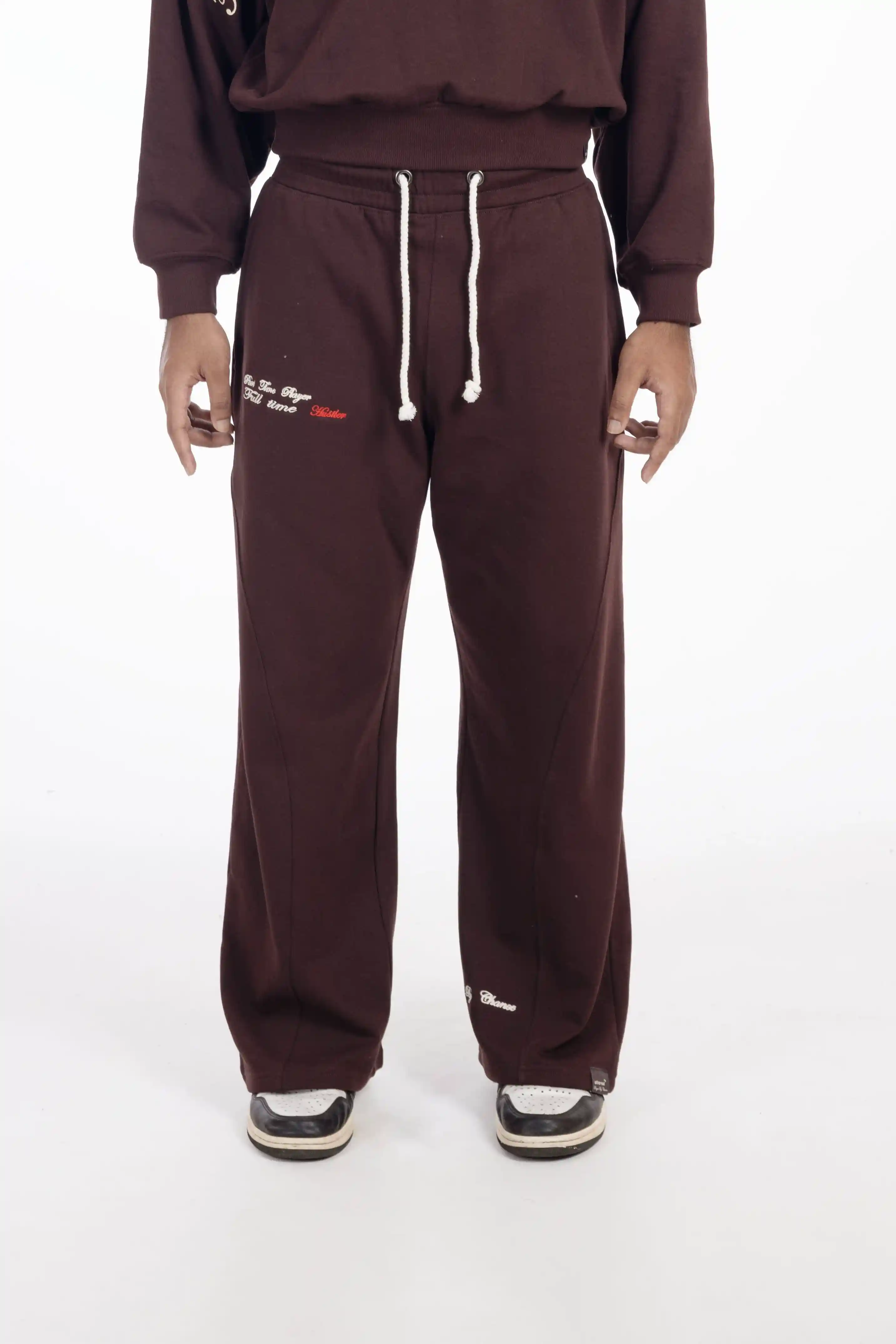 Chocolate Brown Relaxed Fit Sweatpant – Player By Chance